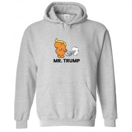 Mr Trump Farting Funny Classic Unisex Kids and Adults Pullover Hoodie
